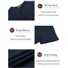 imageCOOFANDY Mens Henley Shirts Short Sleeve Casual Tee Summer Button Henley Soild T ShirtsNavy Blue