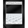 imageCOOFANDY Mens Quarter Zip Pullover Sweatshirts Lightweight Long Sleeve Mock Neck Sweater PoloBlack
