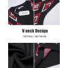imageCOOFANDY Mens Sweater Vest V Neck Sleeveless Sweater Slim Fit Casual Knitted Pullover SweaterArgyle Black Red