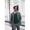 imageCOOFANDY Mens Sweater Vest V Neck Sleeveless Sweater Slim Fit Casual Knitted Pullover SweaterGreen