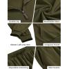 imageCOOFANDY Mens Tracksuit 2 Piece Quarter Zip Sweatsuit Sets Casual Athletic Running Jogging SuitsArmy Green