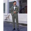 imageCOOFANDY Mens Tuxedo Suit Set Slim Fit 2 Piece Dress Suit Shawl Lapel Tuxedo Jacket Pants for Wedding Dinner Prom PartyDark Grey