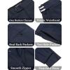 imageCOOFANDY Mens Tuxedo Suit Set Slim Fit 2 Piece Dress Suit Shawl Lapel Tuxedo Jacket Pants for Wedding Dinner Prom PartyNavy