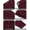 imageCOOFANDY Mens Tuxedo Suit Set Slim Fit 2 Piece Dress Suit Shawl Lapel Tuxedo Jacket Pants for Wedding Dinner Prom PartyWine Red