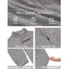 imageCOOFANDY Mens Quarter Zip Shirts Workout Fleece Lined Lightweight Long Sleeve Pullover SweatshirtsLight Grey