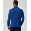 imageCOOFANDY Mens Quarter Zip Shirts Workout Fleece Lined Lightweight Long Sleeve Pullover SweatshirtsSky Blue