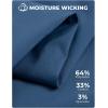 imageCOOFANDY Mens Tech Dress Shirts Long Sleeve Poplin Formal Shirt Casual Button Down ShirtsGrayish Blue