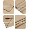 imageCOOFANDY Mens Crew Neck Sweaters Long Sleeve Lightweight Knit Dress Pullover SweatersLight Camel