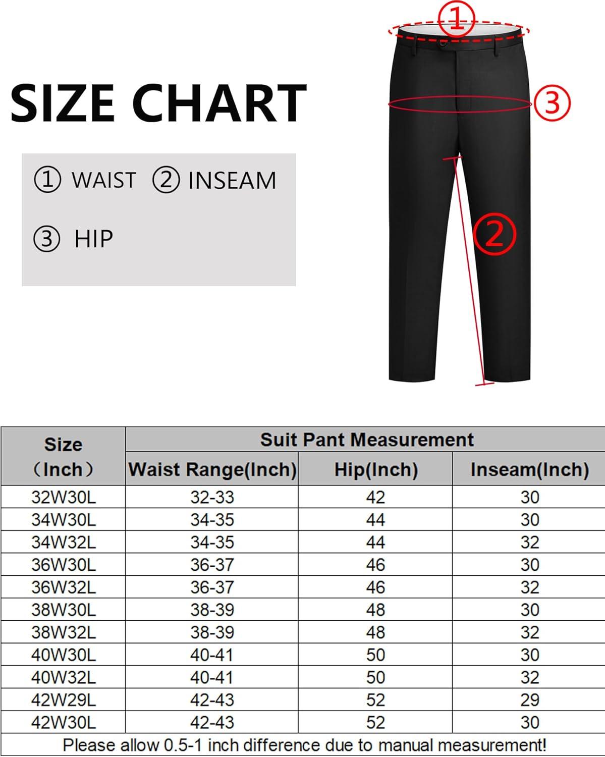 imageCOOFANDY Mens Classic Fit Dress Pants Flat Front Straight Casual Pant Expandable Waist Suit PantBlack