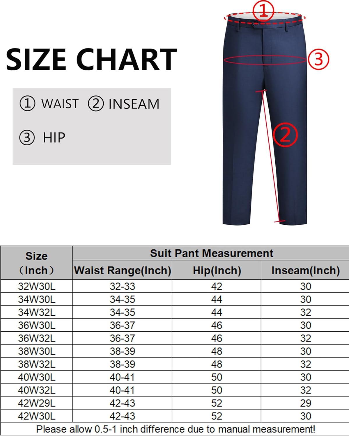 imageCOOFANDY Mens Classic Fit Dress Pants Flat Front Straight Casual Pant Expandable Waist Suit PantNavy Blue
