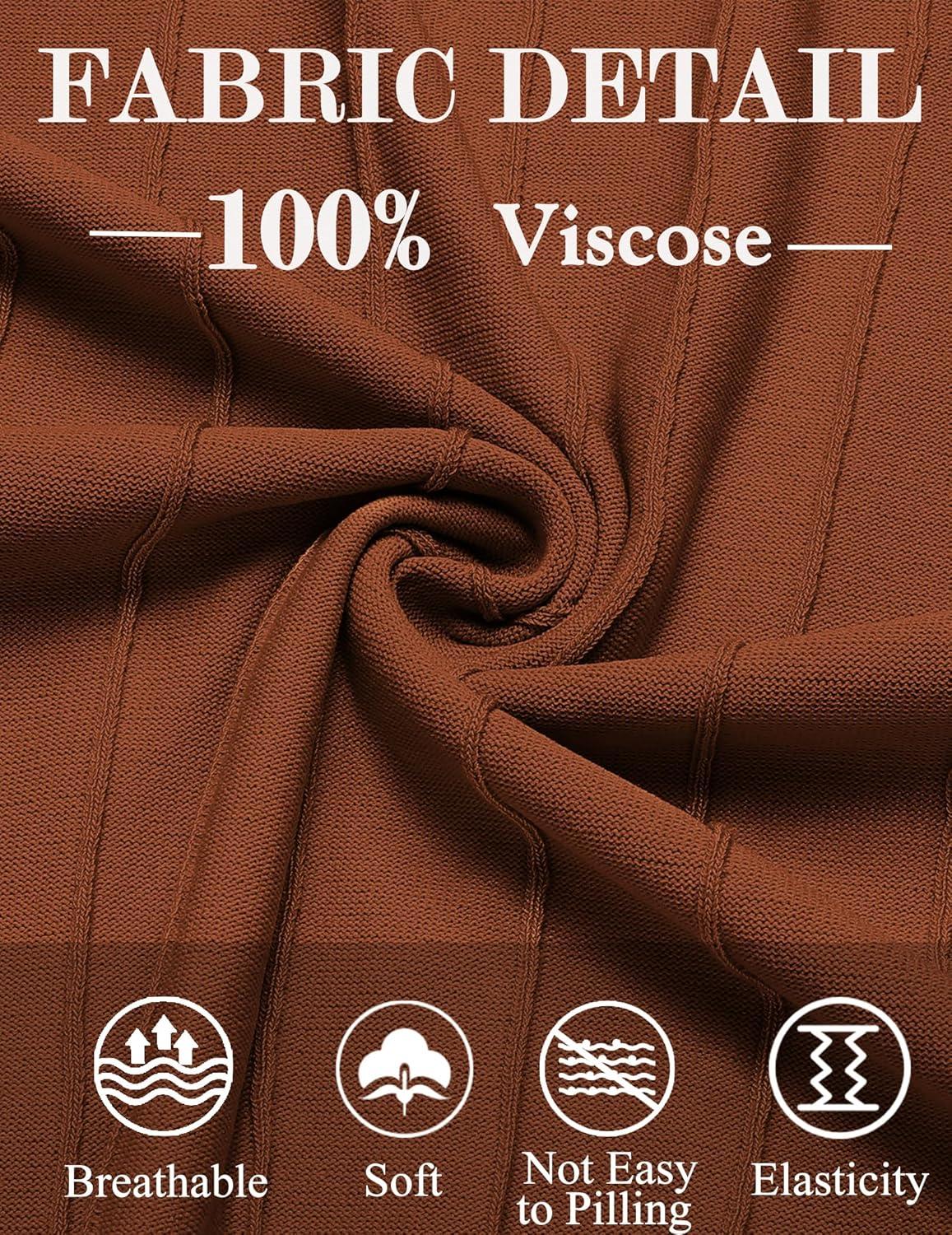 imageCOOFANDY Mens Crew Neck Sweater Long Sleeve Ribbed Knit Dress Sweaters Casual Slim Fit PulloverCaramel