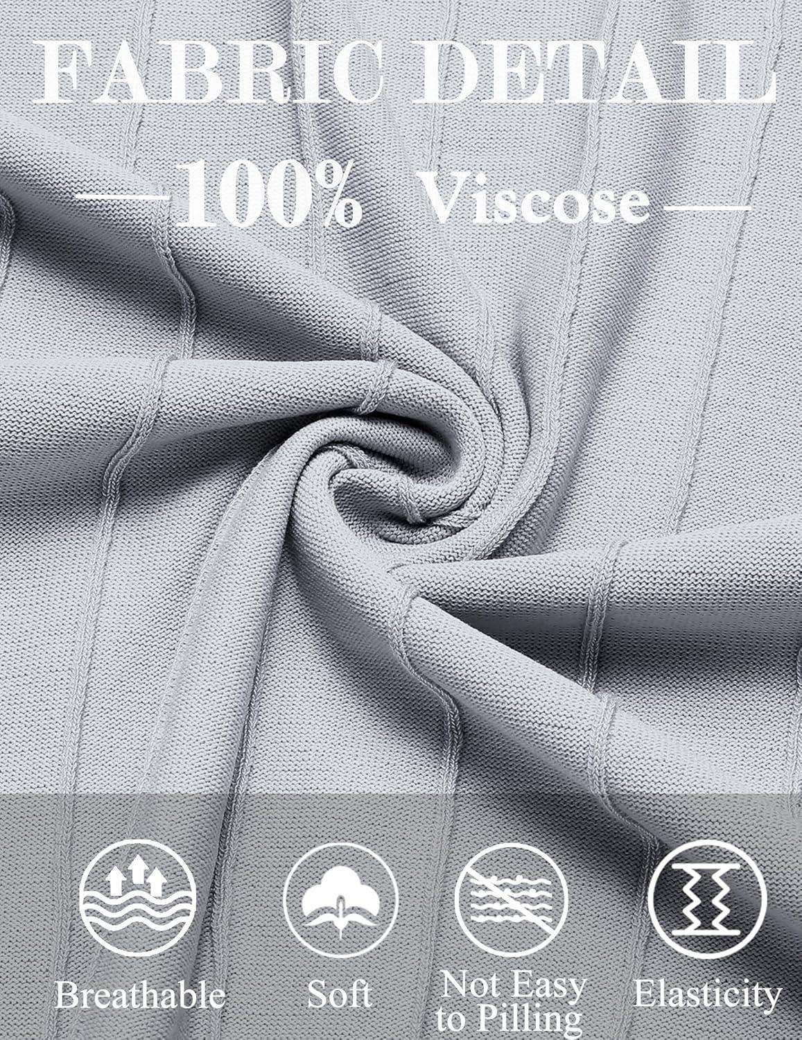 imageCOOFANDY Mens Crew Neck Sweater Long Sleeve Ribbed Knit Dress Sweaters Casual Slim Fit PulloverLight Grey
