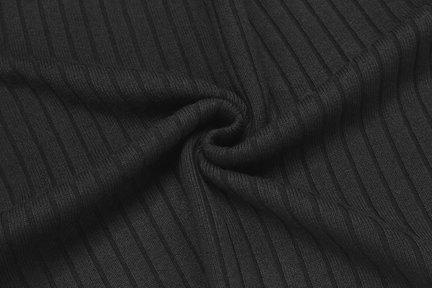 imageCOOFANDY Mens Crewneck Pullover Sweaters Business Casual Long Sleeve Slim Fit Sweater Chunky Cable Knit SweaterDark Graynarrow Ribs