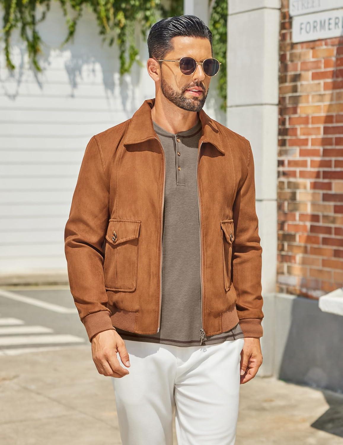 imageCOOFANDY Mens Henley Shirts Long Sleeve Casual Maverick Slub Henley TShirts Lightweight Basic Tee02khaki