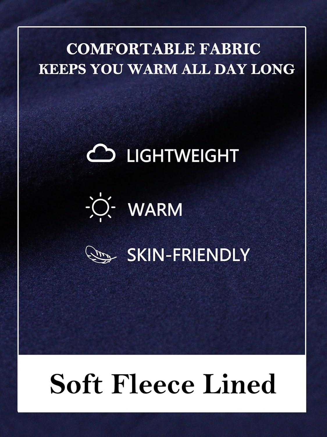 imageCOOFANDY Mens Hoodies Pullover Fleece Lined Hoodie Casual Long Sleeve Drawstring Hooded Sweatshirts with Kanga PocketBlue Purple