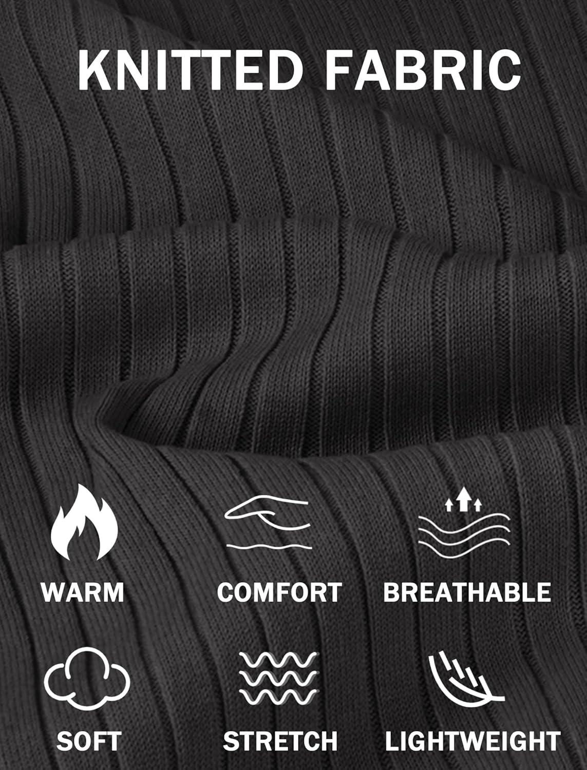imageCOOFANDY Mens Knit Polos Long Sleeve Casual Sweater Polos V Neck Collared Sweater Golf Polo Sweaters and PulloversDark Grey