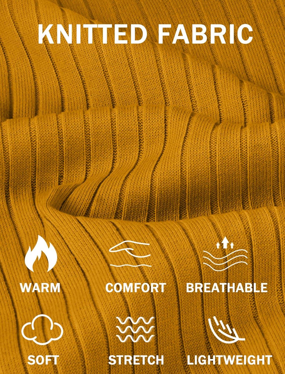 imageCOOFANDY Mens Knit Polos Long Sleeve Casual Sweater Polos V Neck Collared Sweater Golf Polo Sweaters and PulloversLight Brown