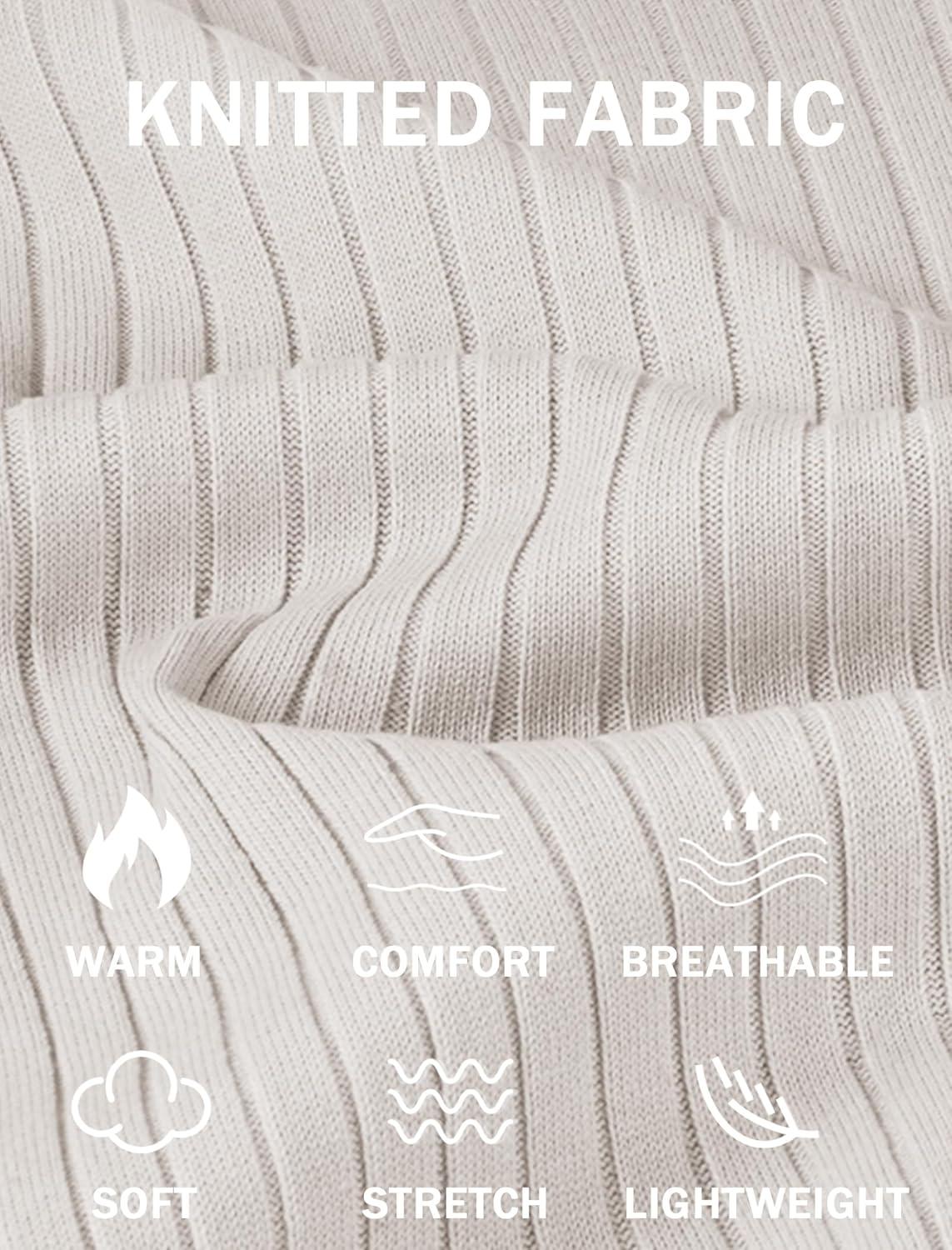 imageCOOFANDY Mens Knit Polos Long Sleeve Casual Sweater Polos V Neck Collared Sweater Golf Polo Sweaters and PulloversWhite
