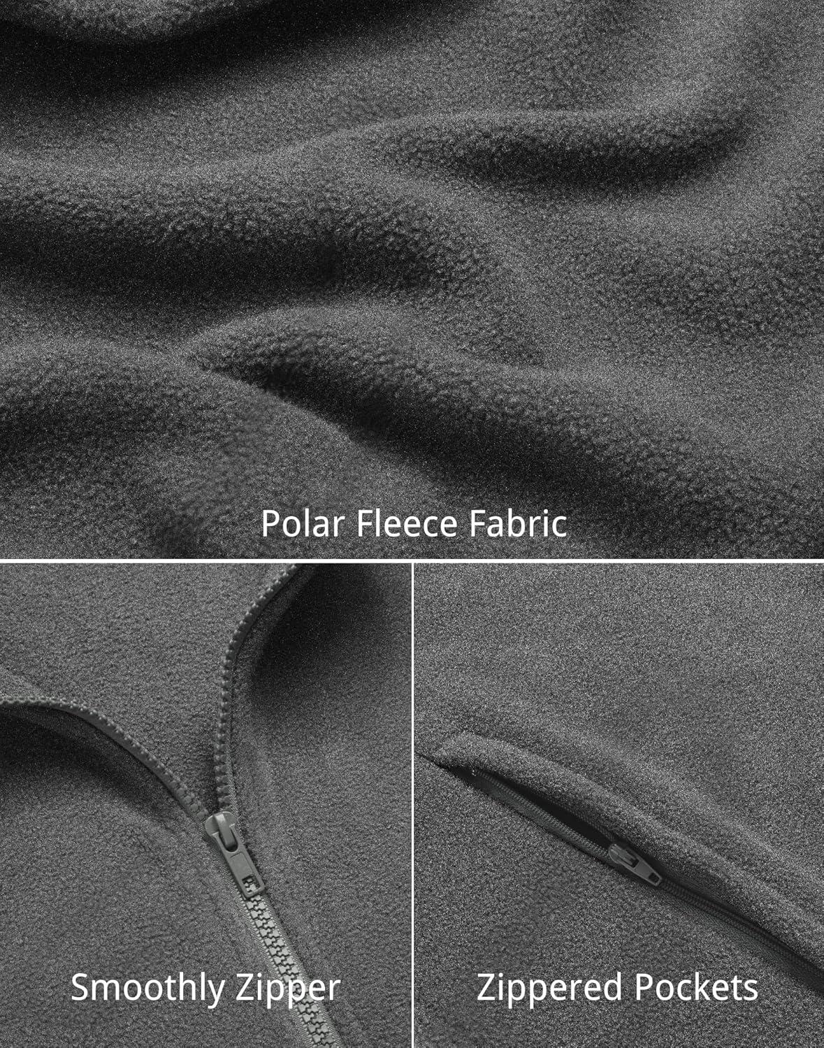 imageCOOFANDY Mens Minimalist Fleece Vest Casual Sleeveless Jacket Lightweight Outerwear Vests for City Layers Heather GreyL