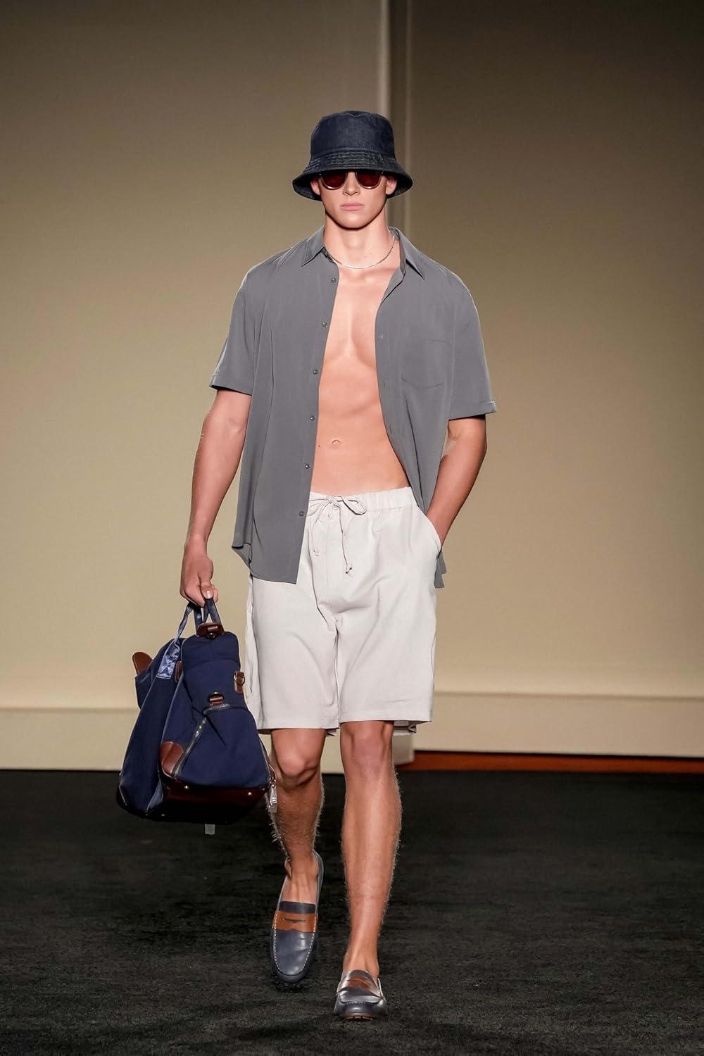 imageCOOFANDY Mens Wrinkle Free Shirts 2025 Short Sleeve Casual Button Down Summer Dress ShirtsDark Grey