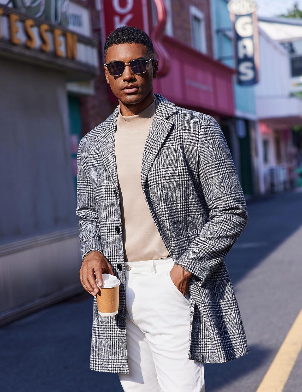 imageCOOFANDY Mock Turtleneck for Men Short Sleeve Casual Stylish Basic Top Stretch Sweater SkinFriendly MaterialKhaki