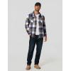 imageCOOFANDY Men Flannel Shirt Casual Button Down Shirt Jacket Long Sleeve Plaid Shirts with PocketsBlue Plaid
