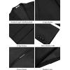 imageCOOFANDY Mens Casual Blazer Slim Fit Two Button Lightweight Sport Coats Business Suit JacketBlack
