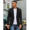 imageCOOFANDY Mens Casual Blazer Slim Fit Two Button Lightweight Sport Coats Business Suit JacketBlack