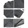 imageCOOFANDY Mens Casual Blazer Slim Fit Two Button Lightweight Sport Coats Business Suit JacketDrak Grey