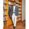 imageCOOFANDY Mens Casual Blazer Slim Fit Two Button Lightweight Sport Coats Business Suit JacketLight Grey