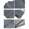 imageCOOFANDY Mens Casual Blazer Slim Fit Two Button Lightweight Sport Coats Business Suit JacketLight Grey
