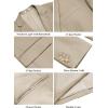 imageCOOFANDY Mens Casual Blazer Slim Fit Two Button Lightweight Sport Coats Business Suit JacketLight Khaki