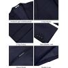 imageCOOFANDY Mens Casual Blazer Slim Fit Two Button Lightweight Sport Coats Business Suit JacketNavy Blue