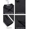 imageCOOFANDY Mens Casual Button Down Work Shirts Untucked Long Sleeve Woven Shirt with PocketsBlack