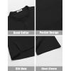 imageCOOFANDY Mens Casual Henley Shirt Short Sleeve Summer Beach Band Collar Shirt Hippie Henley TShirts with PocketBlack