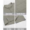 imageCOOFANDY Mens Casual Henley Shirt Short Sleeve Summer Beach Band Collar Shirt Hippie Henley TShirts with PocketLight Grey