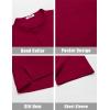 imageCOOFANDY Mens Casual Henley Shirt Short Sleeve Summer Beach Band Collar Shirt Hippie Henley TShirts with PocketRed