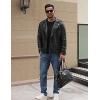 imageCOOFANDY Mens Crew Neck Sweater Long Sleeve Ribbed Knit Dress Sweaters Casual Slim Fit PulloverBlack