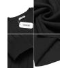 imageCOOFANDY Mens Crewneck Pullover Sweaters Business Casual Long Sleeve Slim Fit Sweater Chunky Cable Knit SweaterBlack