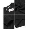 imageCOOFANDY Mens Crewneck Pullover Sweaters Business Casual Long Sleeve Slim Fit Sweater Chunky Cable Knit SweaterBlacknarrow Ribs