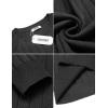 imageCOOFANDY Mens Crewneck Pullover Sweaters Business Casual Long Sleeve Slim Fit Sweater Chunky Cable Knit SweaterDark Gray