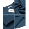 imageCOOFANDY Mens Crewneck Pullover Sweaters Business Casual Long Sleeve Slim Fit Sweater Chunky Cable Knit SweaterNavy Blue