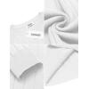 imageCOOFANDY Mens Crewneck Pullover Sweaters Business Casual Long Sleeve Slim Fit Sweater Chunky Cable Knit SweaterWhite
