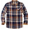 imageCOOFANDY Mens Flannel Shirts Long Sleeve Button Down Shirt Casual Shirts Work Shirts for MenHomestead Plaid