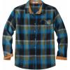 imageCOOFANDY Mens Flannel Shirts Long Sleeve Button Down Shirt Casual Shirts Work Shirts for MenRoyal Blue Black