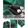imageCOOFANDY Mens Flannel Shirts Long Sleeve Casual Cotton Plaid Button Down Shirt Jacket with PocketsGreenblack Plaid