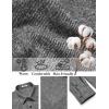 imageCOOFANDY Mens Flannel Shirts Long Sleeve Casual Cotton Plaid Button Down Shirt Jacket with PocketsPureblack
