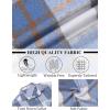 imageCOOFANDY Mens Flannel Shirts Long Sleeve Lightweight Plaid Shirt Casual Button Down Shirts JacketBlue White Plaid
