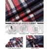 imageCOOFANDY Mens Flannel Shirts Long Sleeve Lightweight Plaid Shirt Casual Button Down Shirts JacketRed Blue