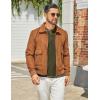 imageCOOFANDY Mens Henley Shirts Long Sleeve Casual Maverick Slub Henley TShirts Lightweight Basic Tee02army Green